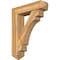 Ekena Millwork Merced Arts and Crafts Rough Sawn Bracket w/ Offset Brace, Western Red Cedar, 8"W x 32"D x 40"H BKT0806X32X40MRC03RWR - alternate 1